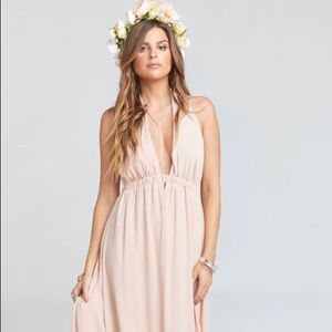 Bridesmaid maxi dress